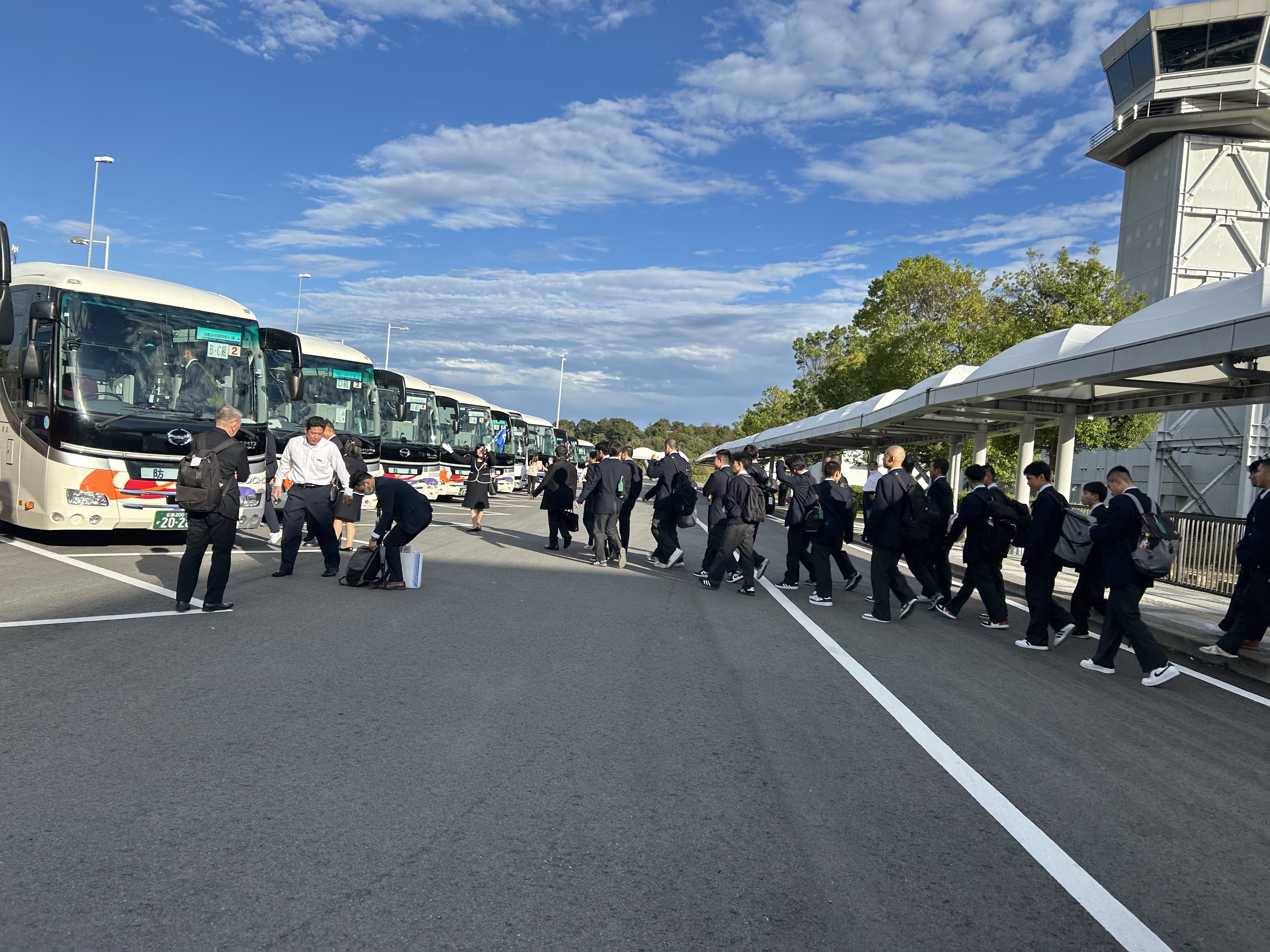 修学旅行　1日目